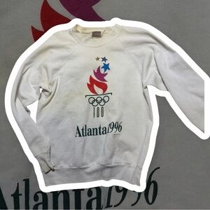 *SOLD* Atlanta 1996 Olympic Sweatshirt *SEE PHOTOS FOR STAINS*
